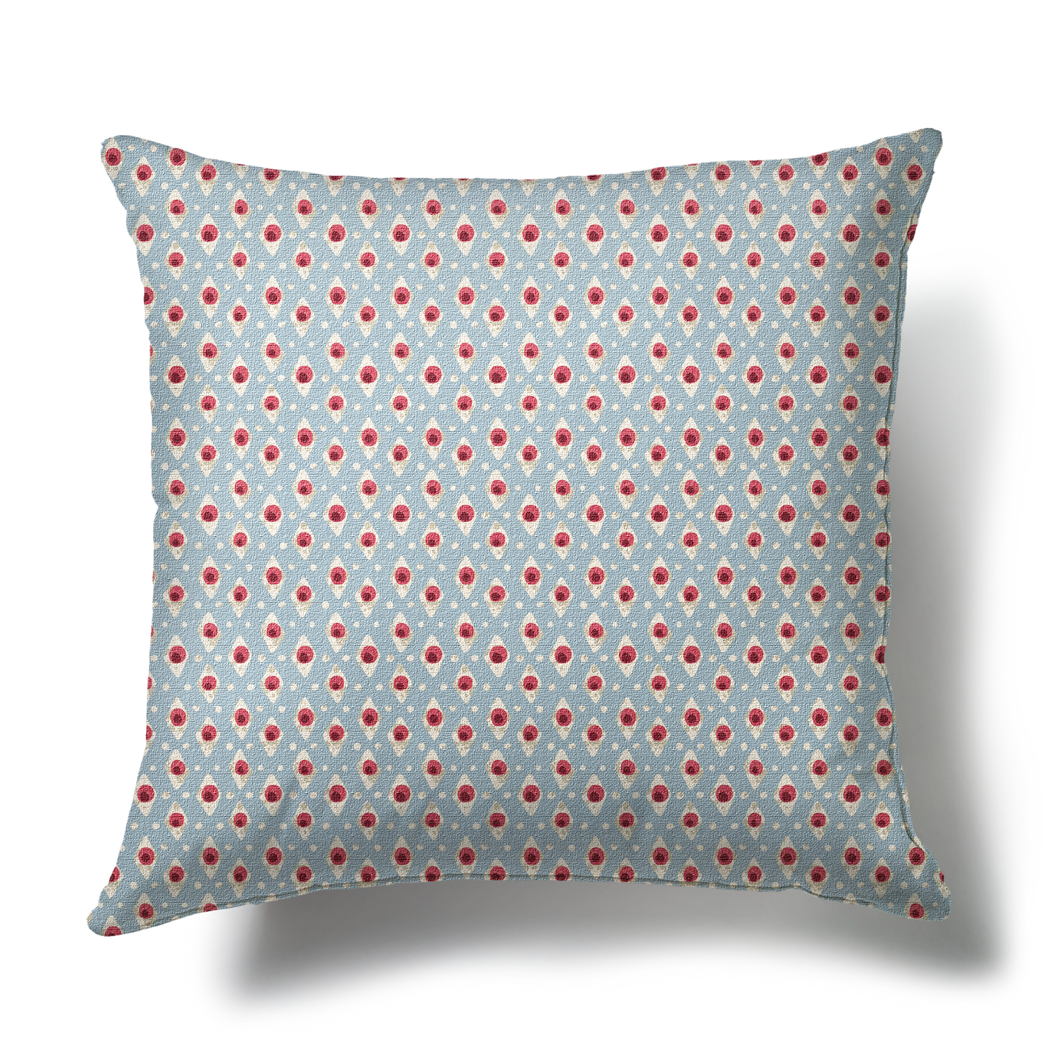 Della Dot Pillow - Radish