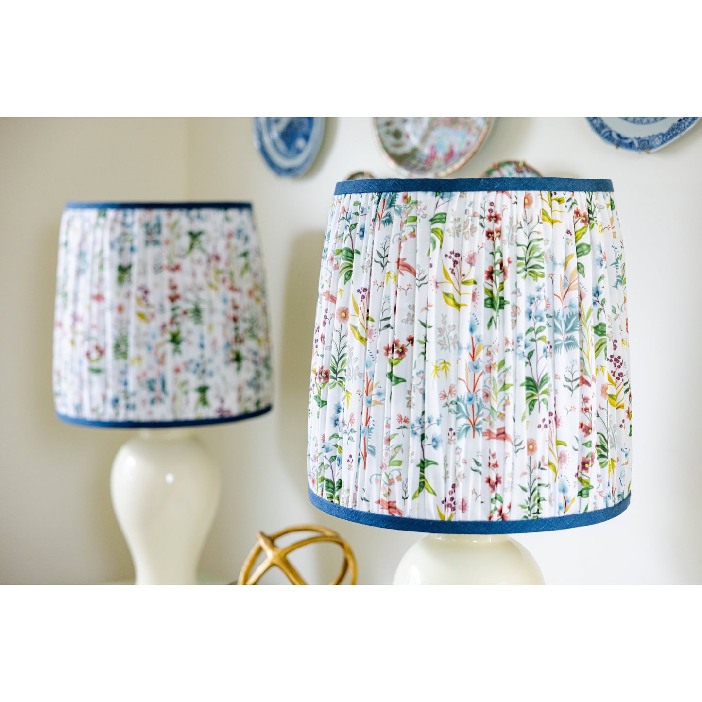 Meadow Multi Fabric - White