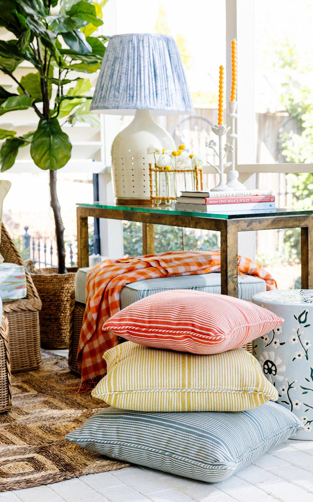 EH x Sunbrella Thorton Fabric Sample - Surf