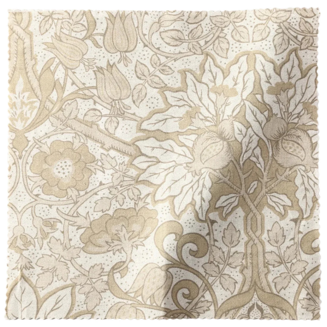 Flora Drapery Panel - Putty