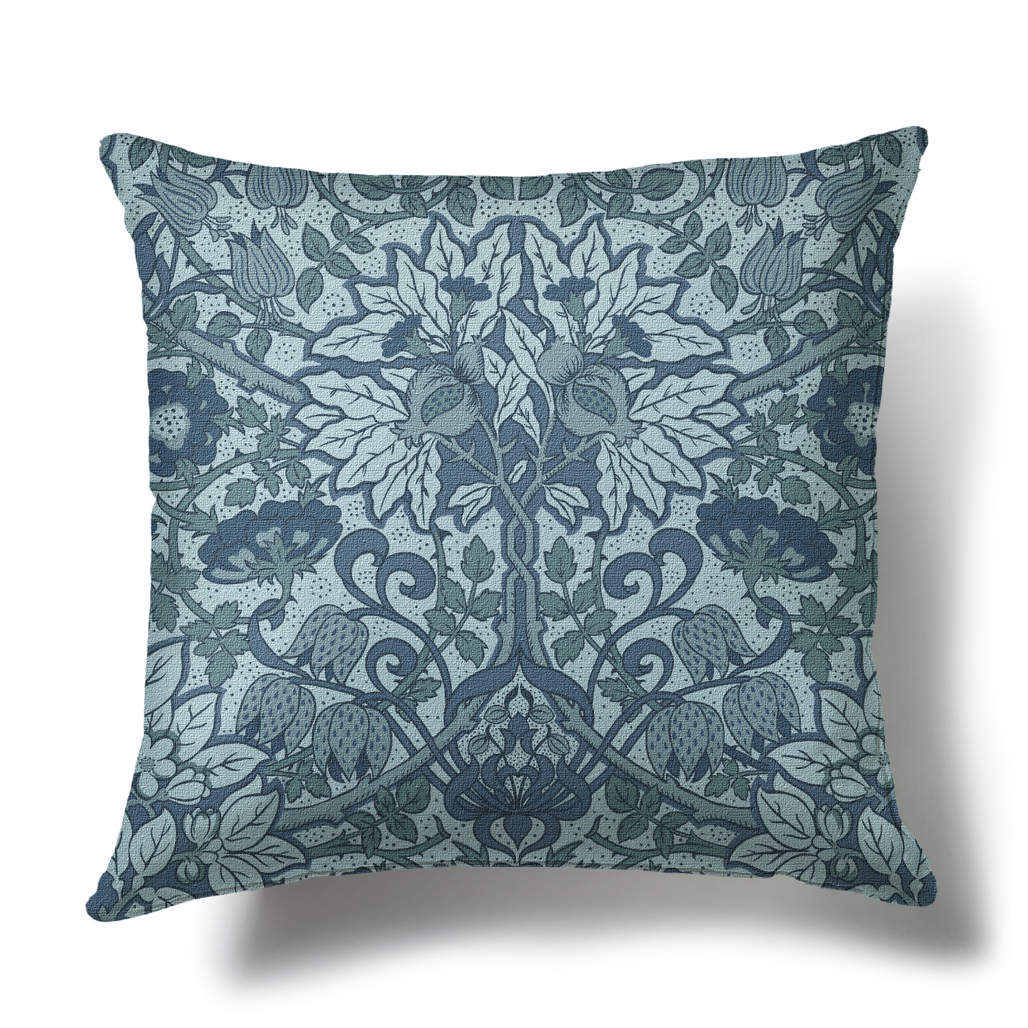 Flora Pillow - Cobalt