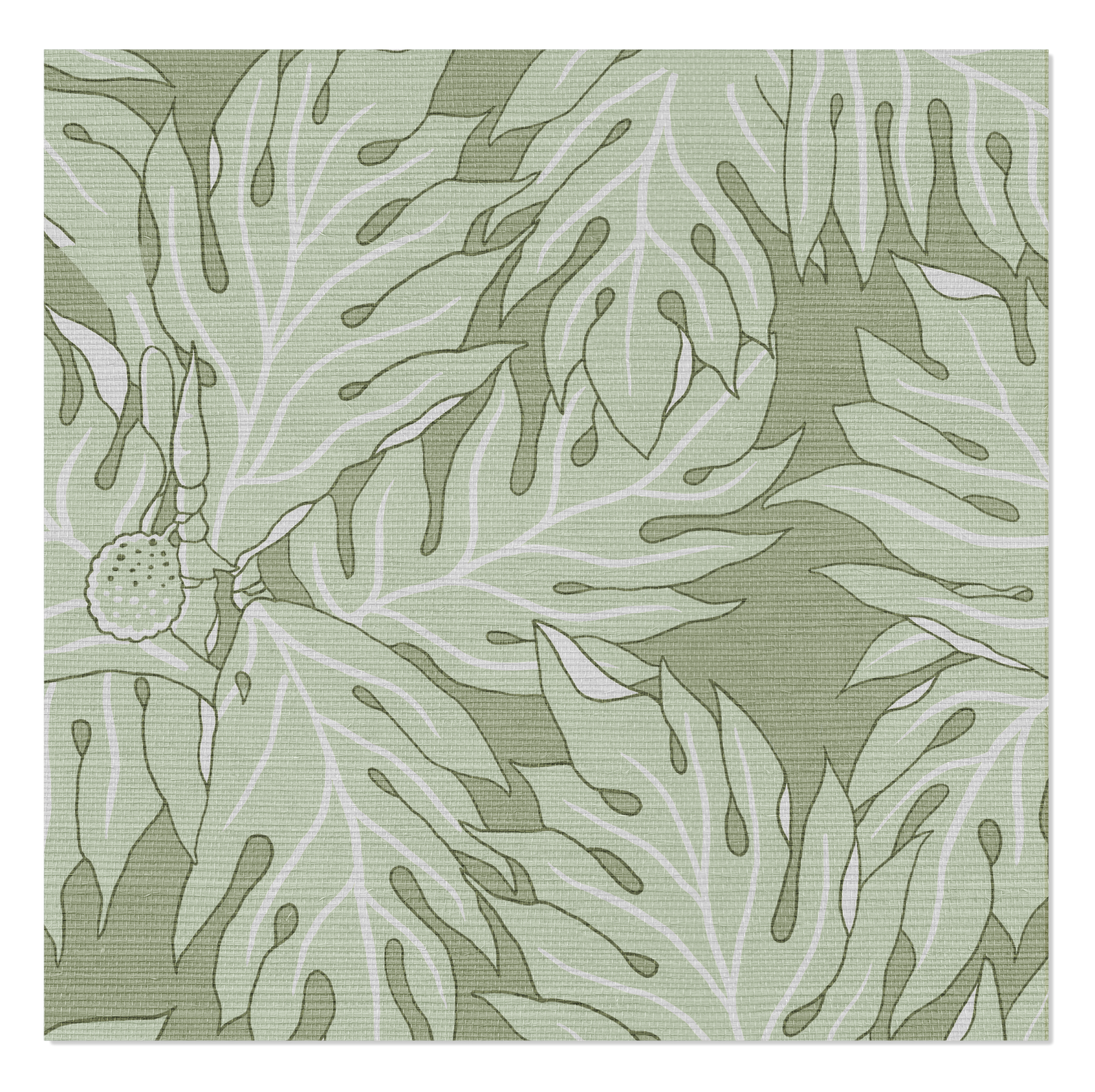 Breadfruit Grasscloth - Green
