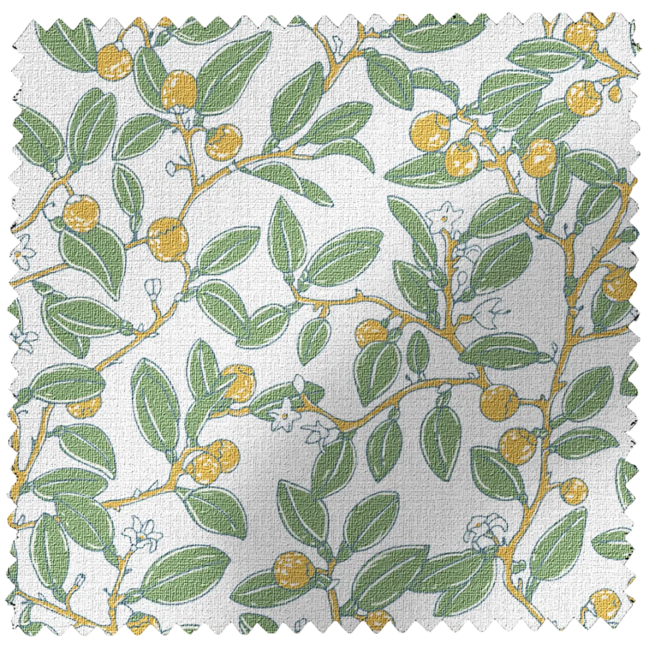 Coco Shop x EH Limes Performance Fabric Sample - Green