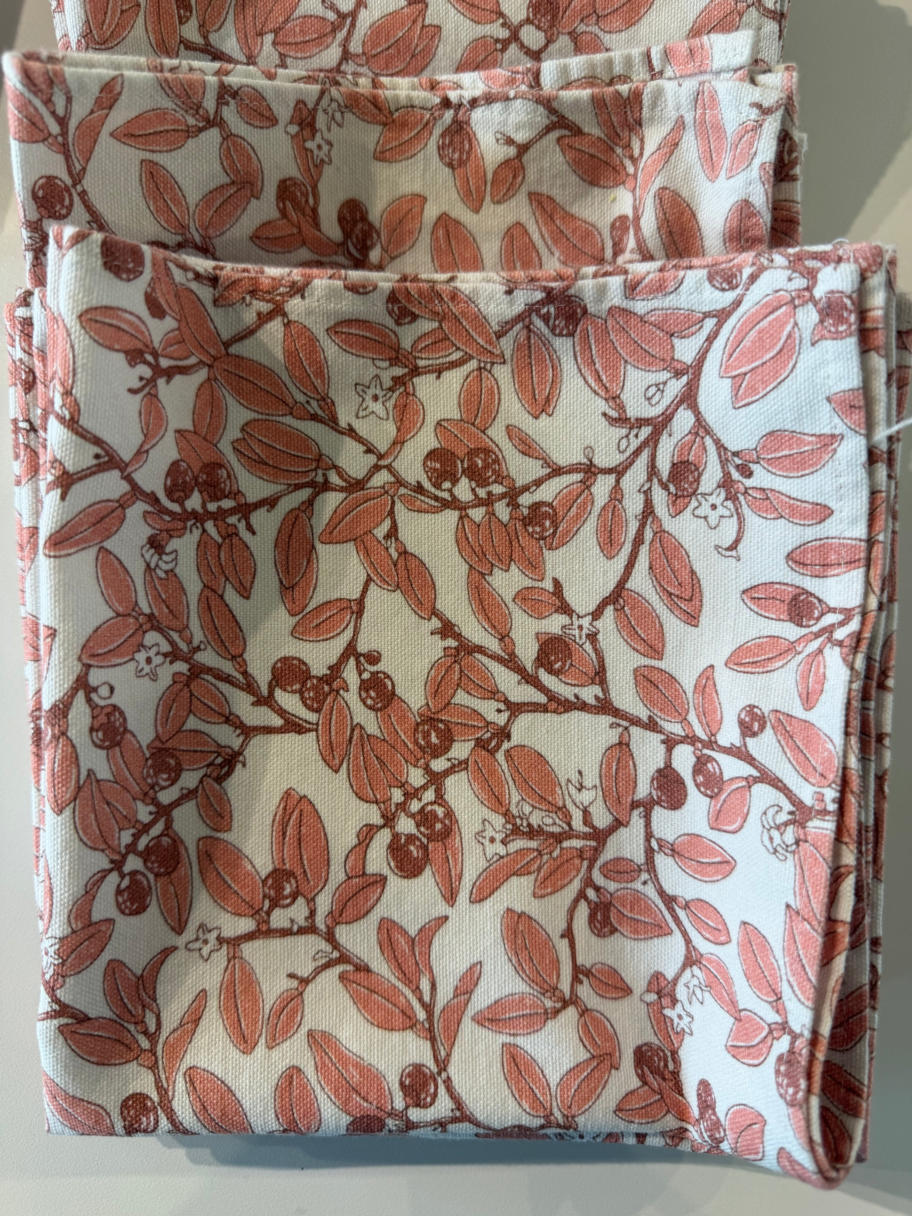 Pink Limes Cotton Napkins - Set of 4