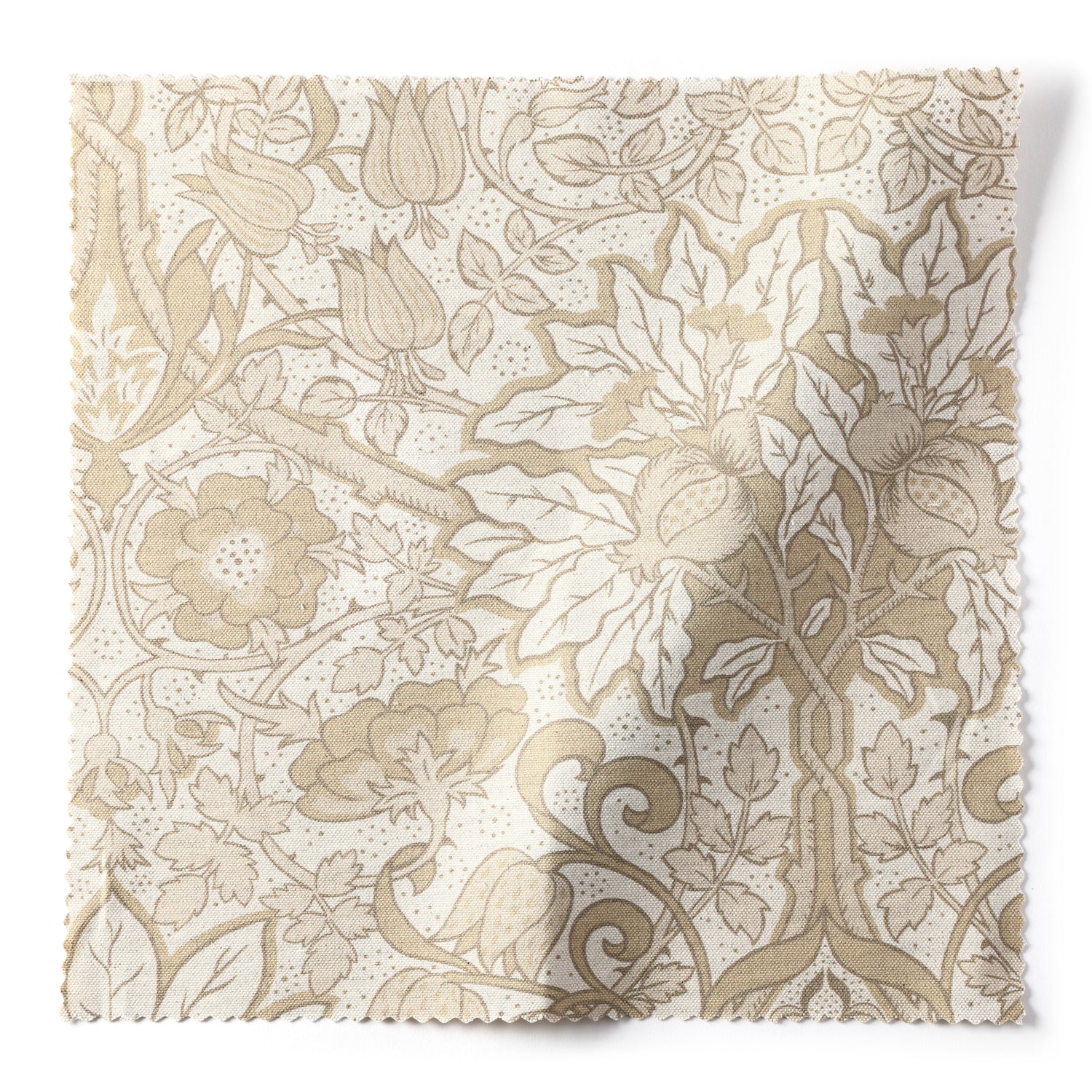 Flora Fabric Sample - Putty