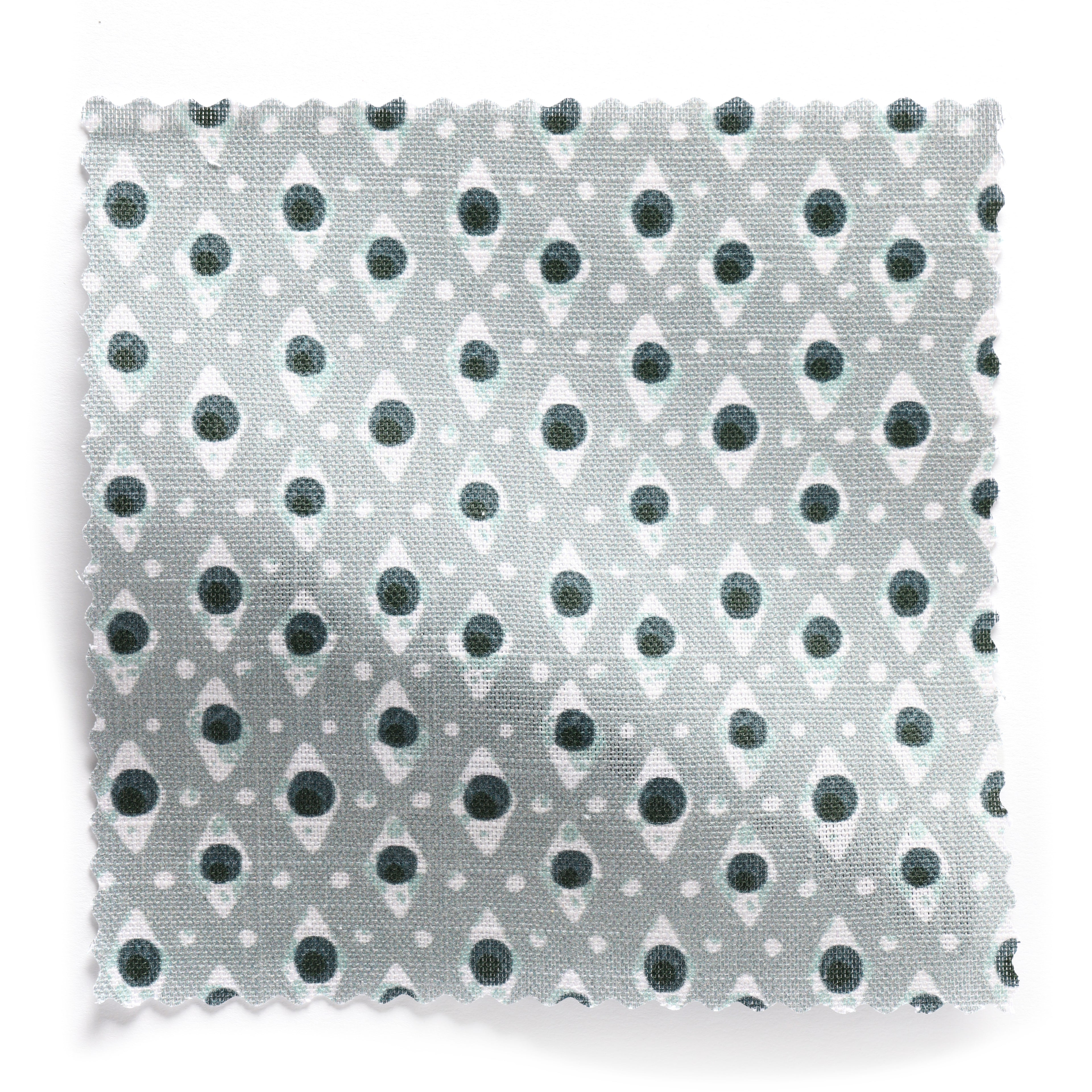 Della Dot Fabric Sample - Marine