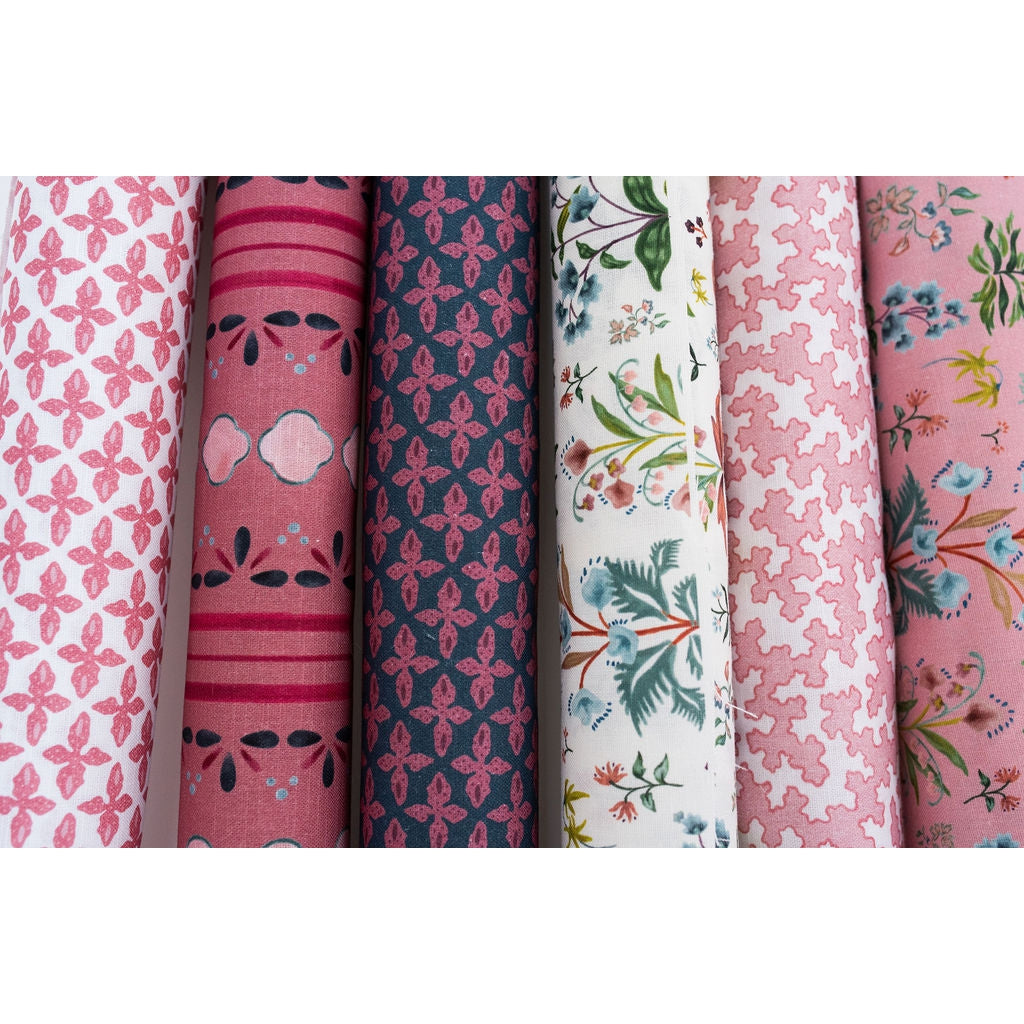 Meadow Multi Fabric - White
