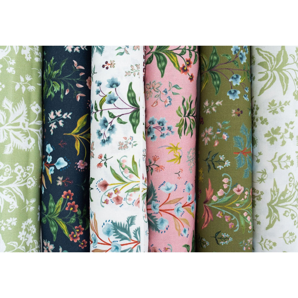 Meadow Multi Fabric - White