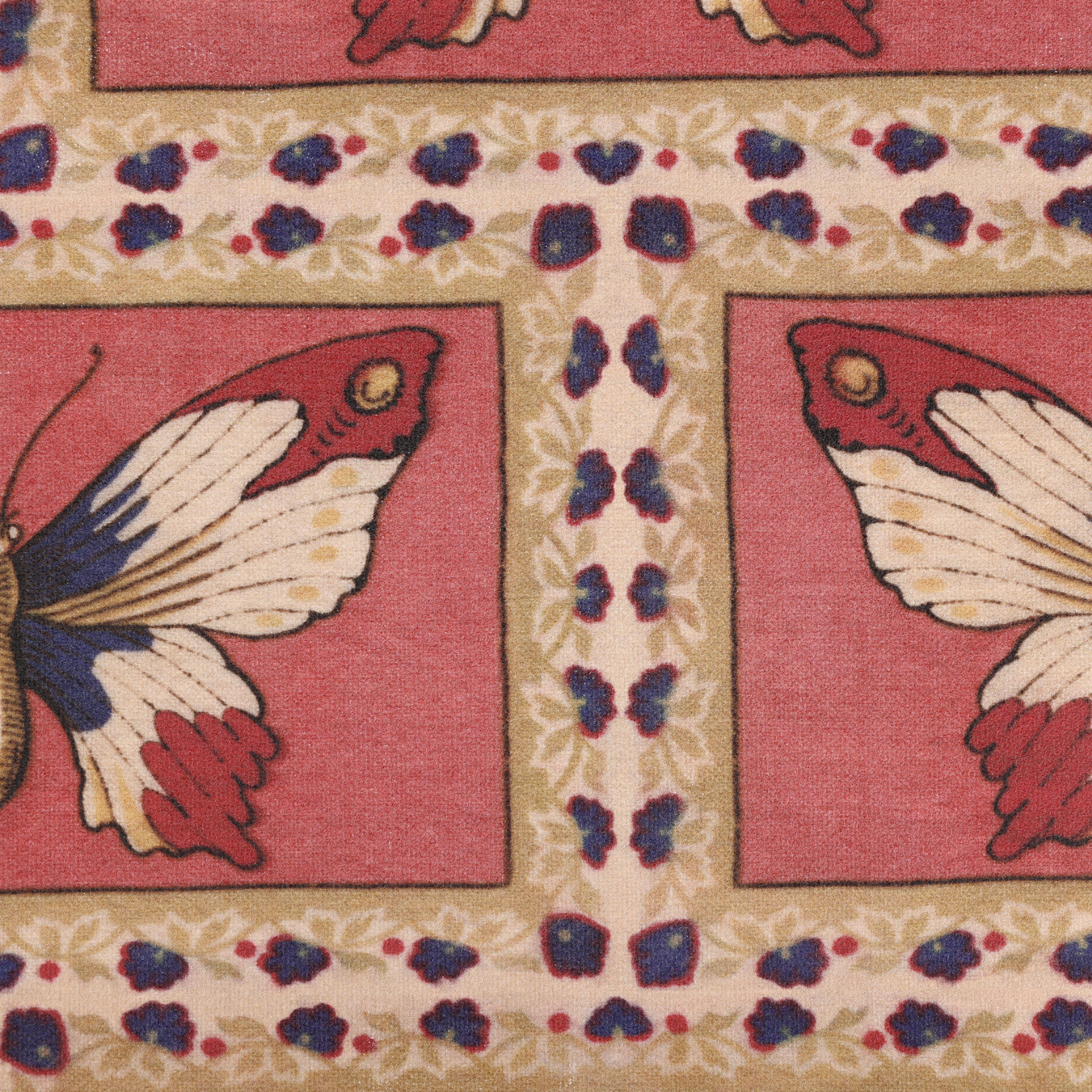 Monarch Performance Wallcovering Sample - Rouge