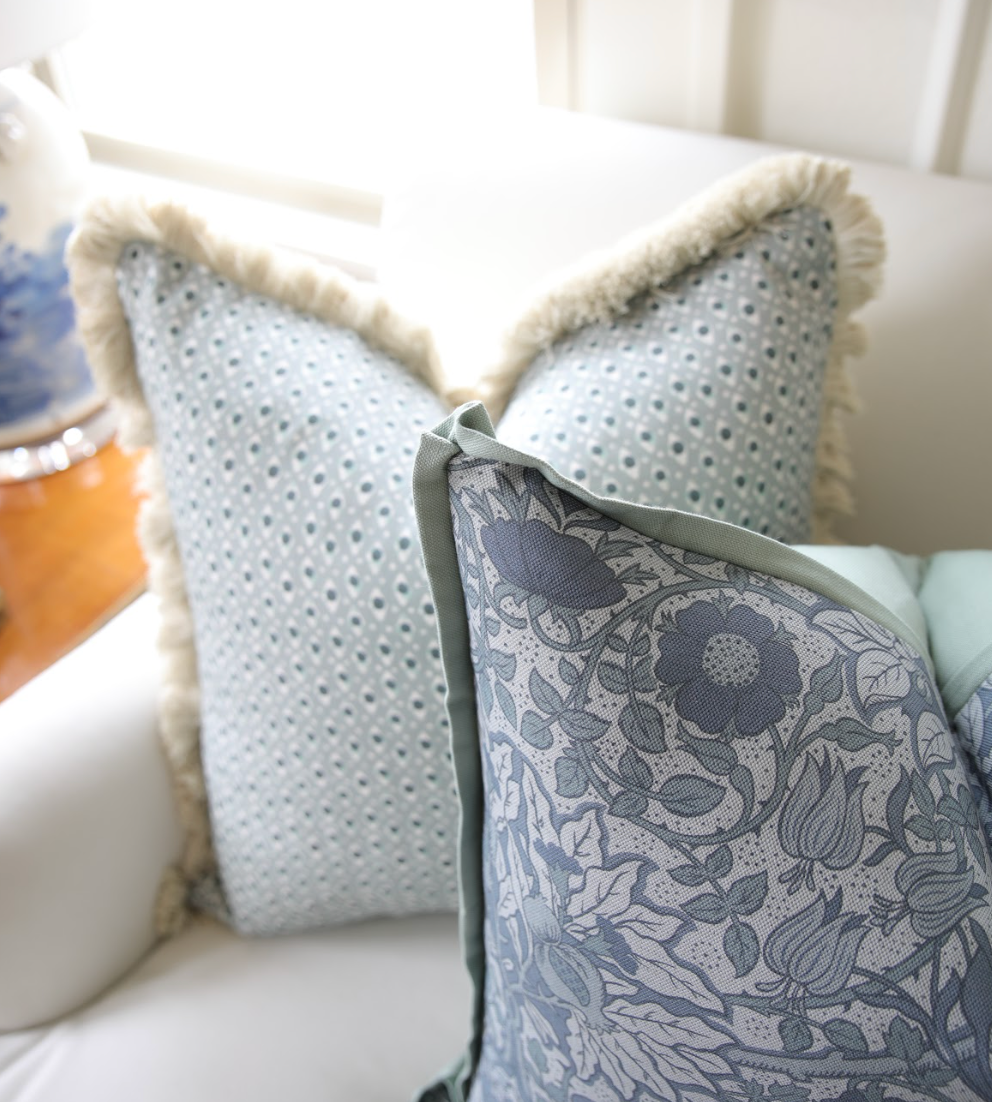 Della Dot Fabric - Marine