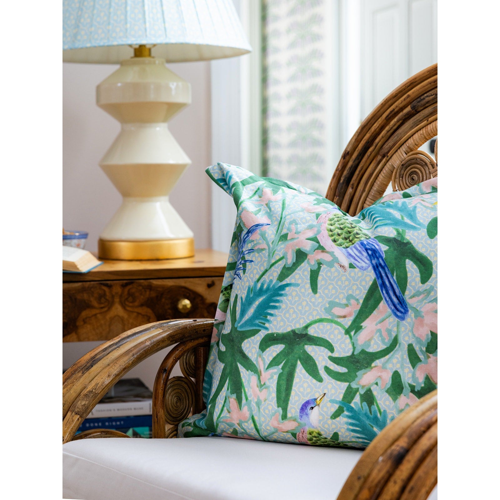 Sparrow Fabric Sample - Caribbean