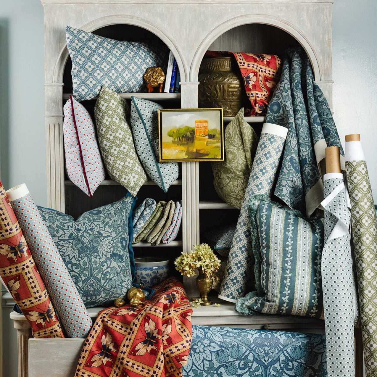 Flora Fabric Sample - Verbena