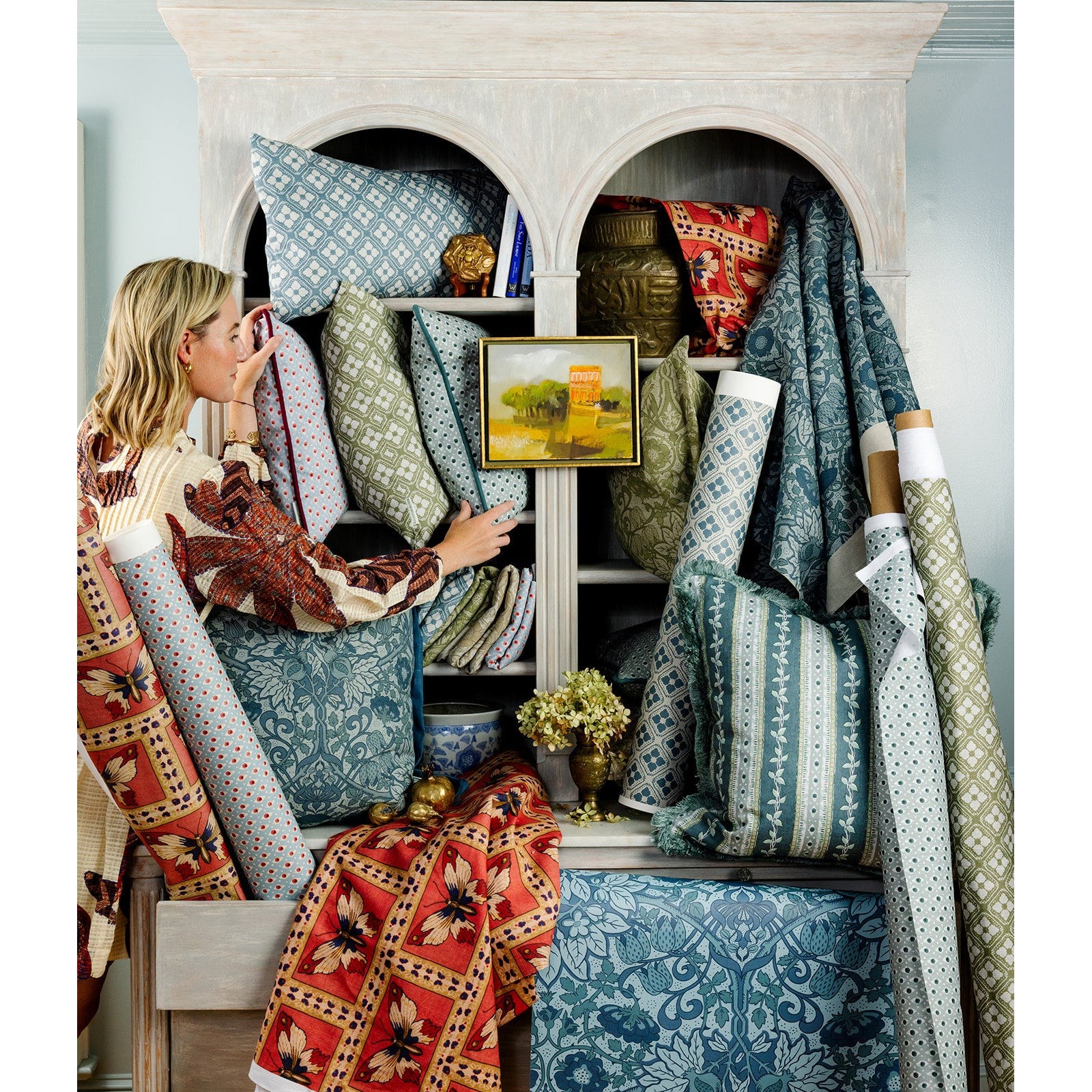 Echo Fabric Sample - Sage