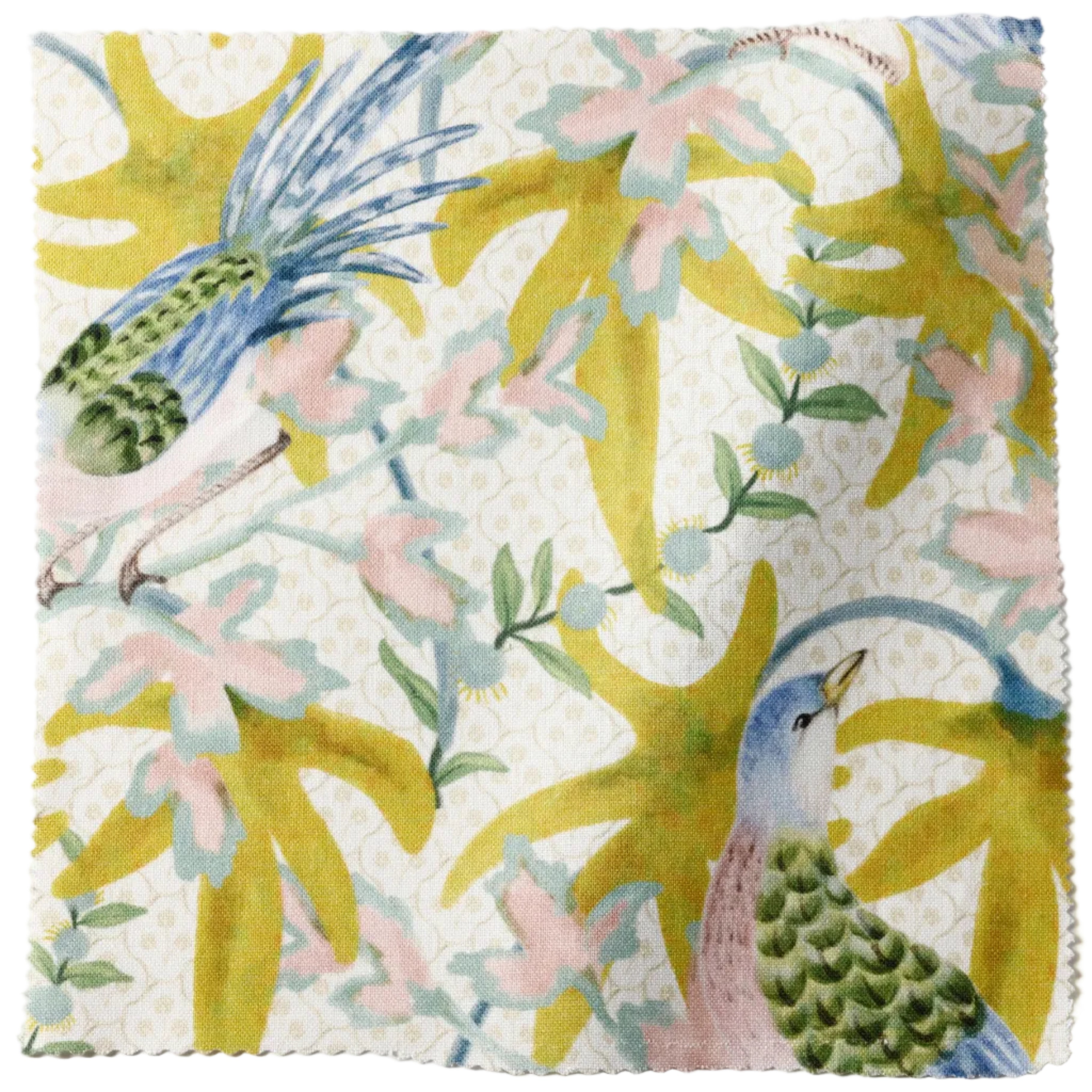 Sparrow Fabric Sample - Citrus