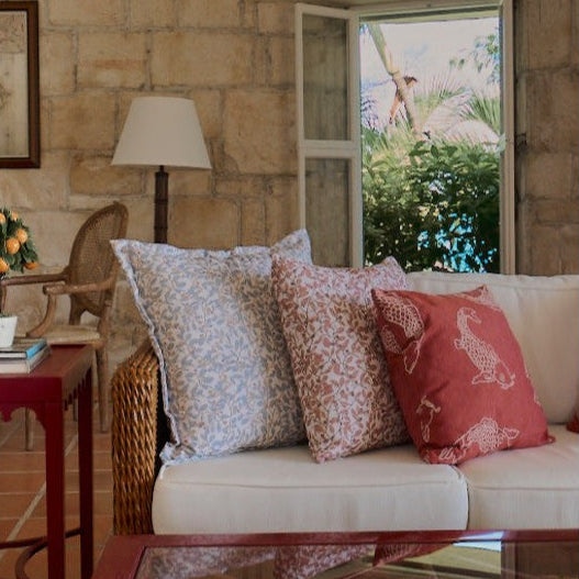 Coco Shop x EH Limes Performance Fabric Sample - Blue