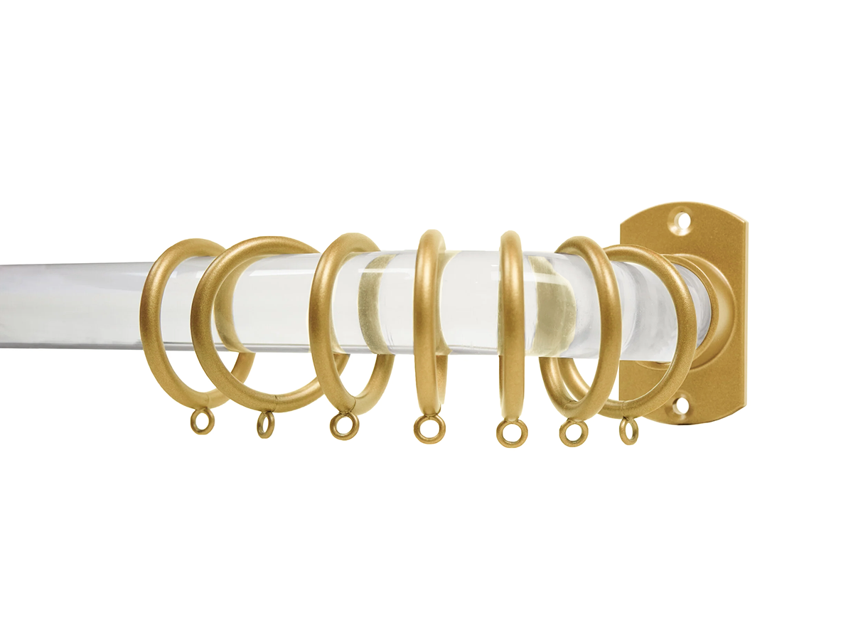 1 1/4" Acrylic French Return Rod
