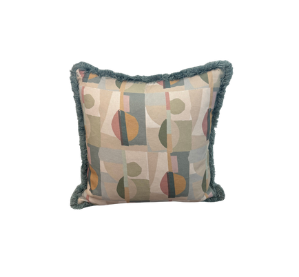 Kipsy Multi Linen 20x02 Pillow with Fringe (1)