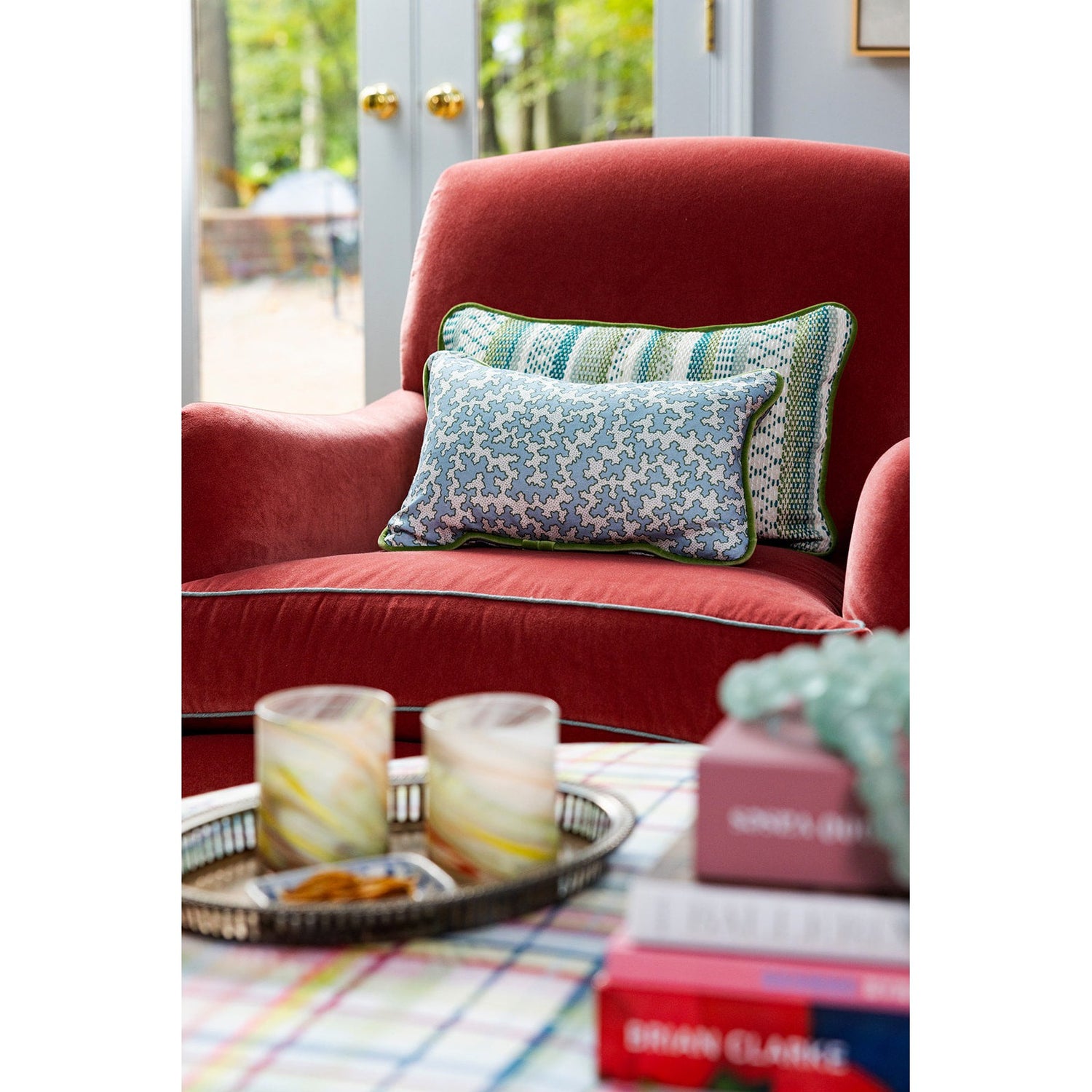 Dover Fabric - House Blue