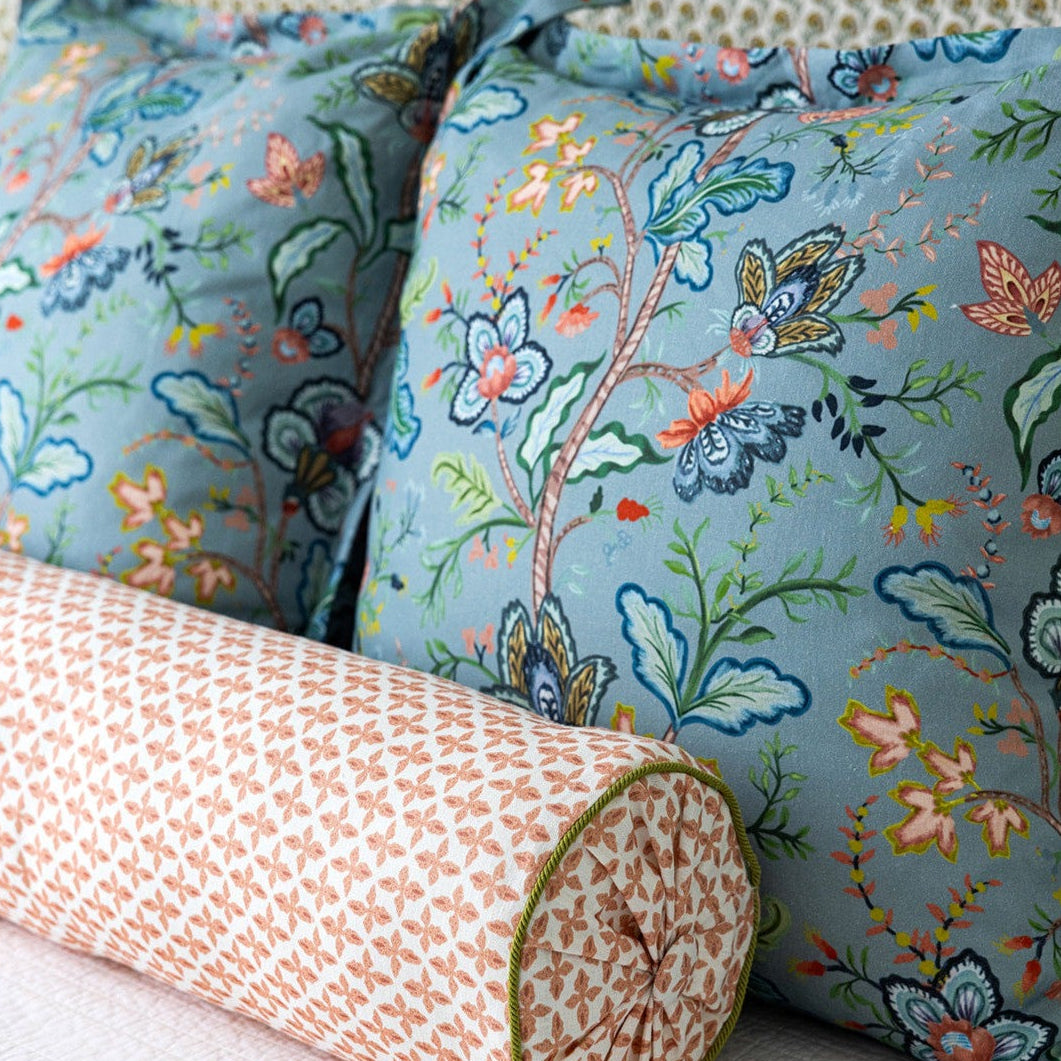 Vera Vine Pillow - House Blue