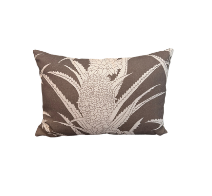 Brown Pineapple Indoor-Outdoor Lumbar Pillow (1)