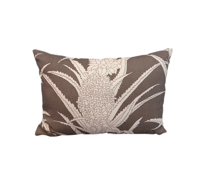 Brown Pineapple Indoor-Outdoor Lumbar Pillow (1)