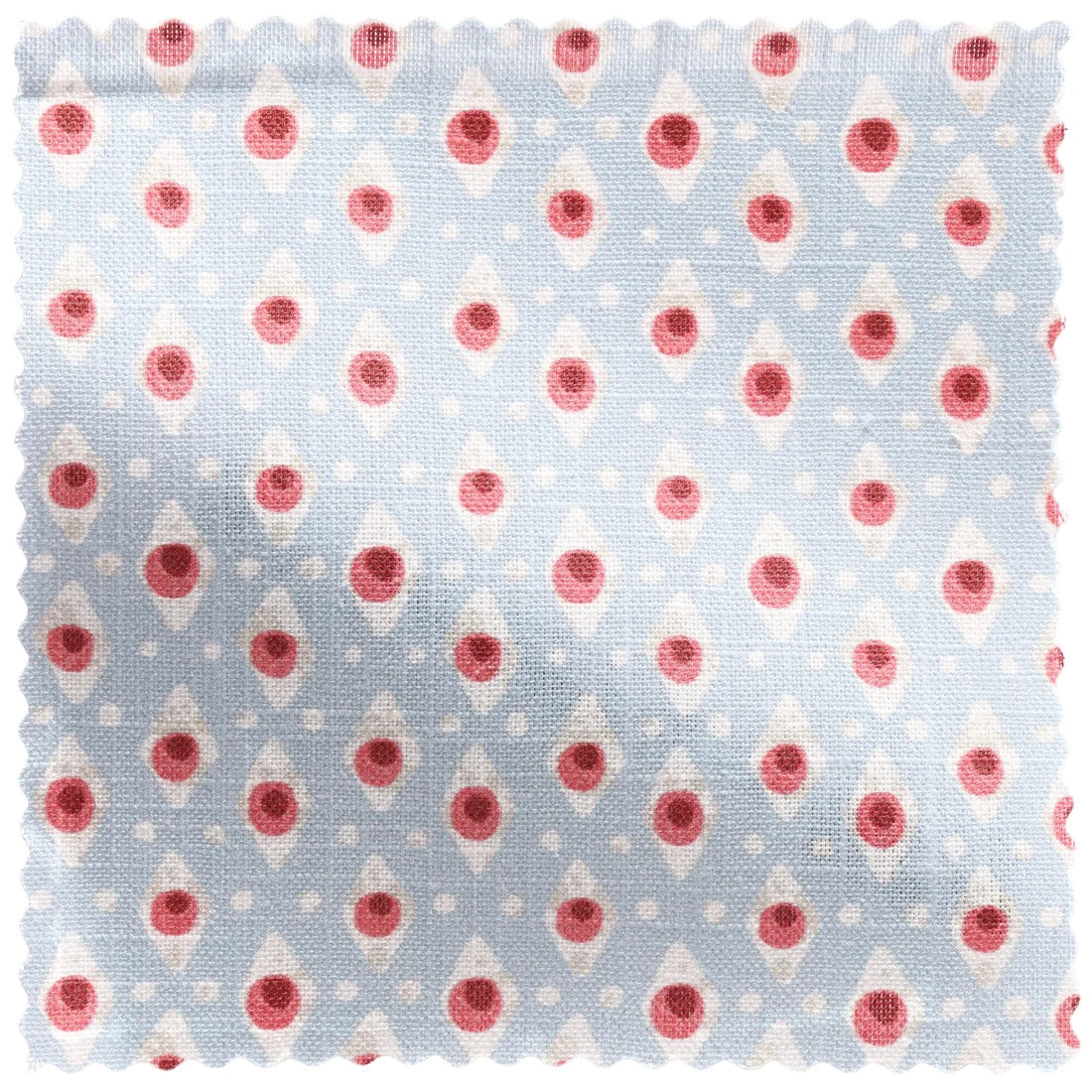 Della Dot Drapery Panel - Radish