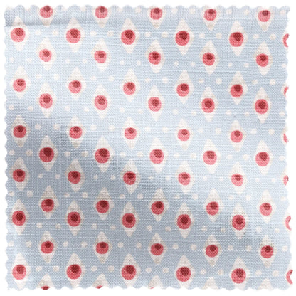 Della Dot Drapery Panel - Radish