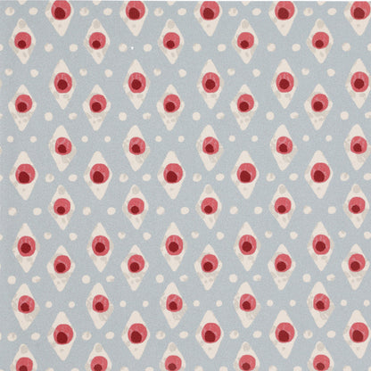 Della Dot Wallpaper Sample - Radish