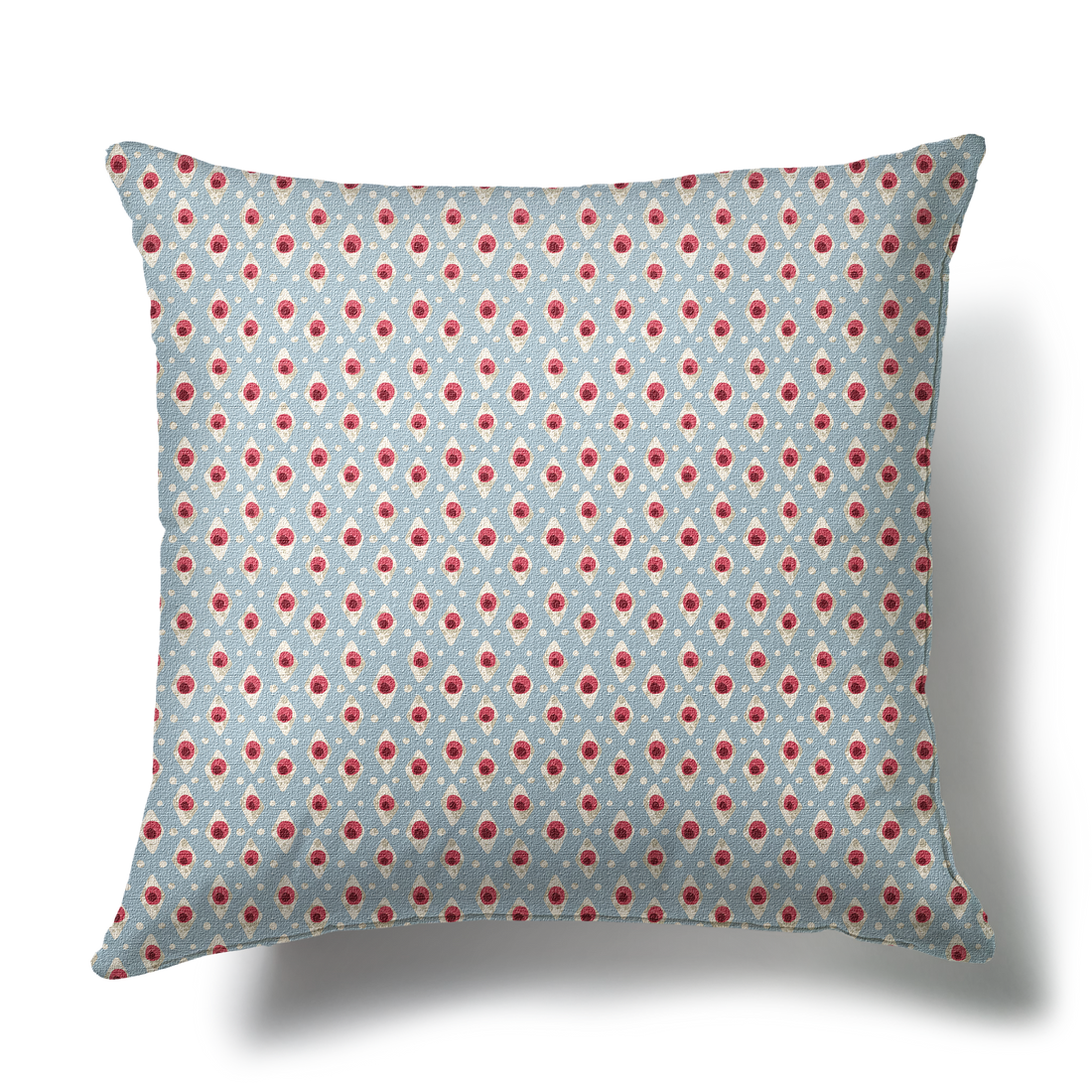 Della Dot Pillow - Radish