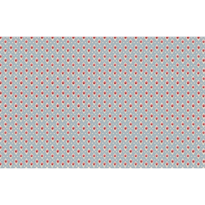 Della Dot Fabric Sample - Radish