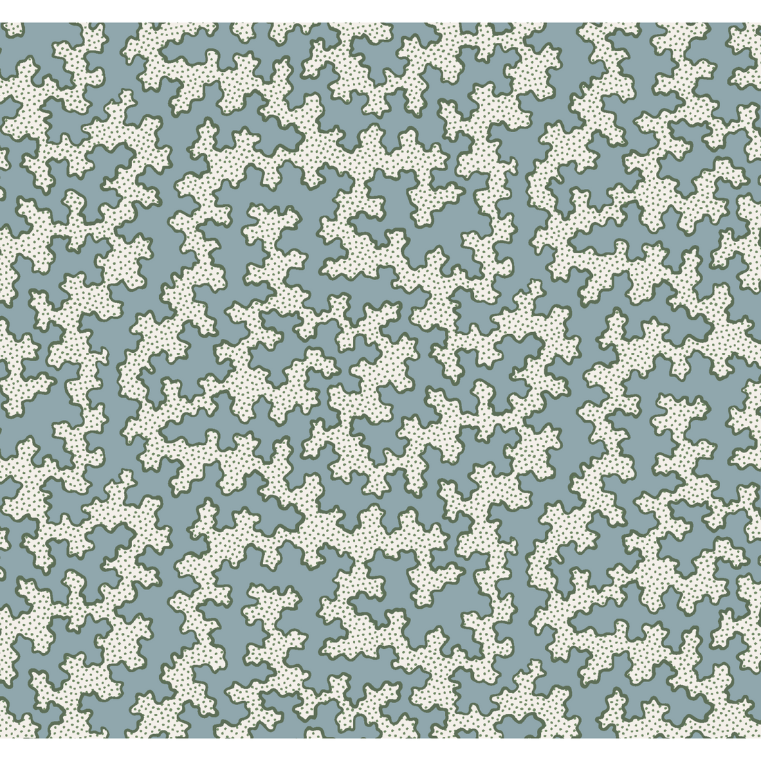 Dover Wallpaper - House Blue