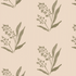 EH x Renee Bouchon Marbella Inverse Wallpaper Sample in English Ivy, featuring a subtle floral pattern on a light background.