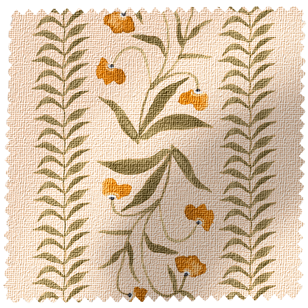 EH x Renee Bouchon Tula Fabric Yardage - Daffodil
