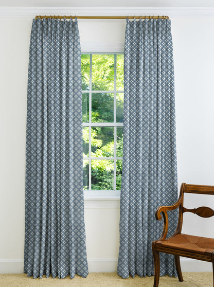 Echo Drapery Panel - French Blue