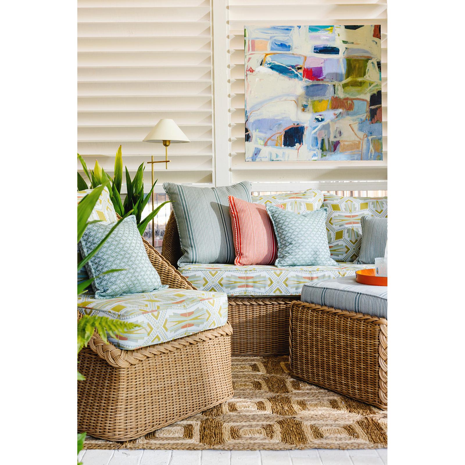 EH x Sunbrella Posey Fabric Sample - Fern