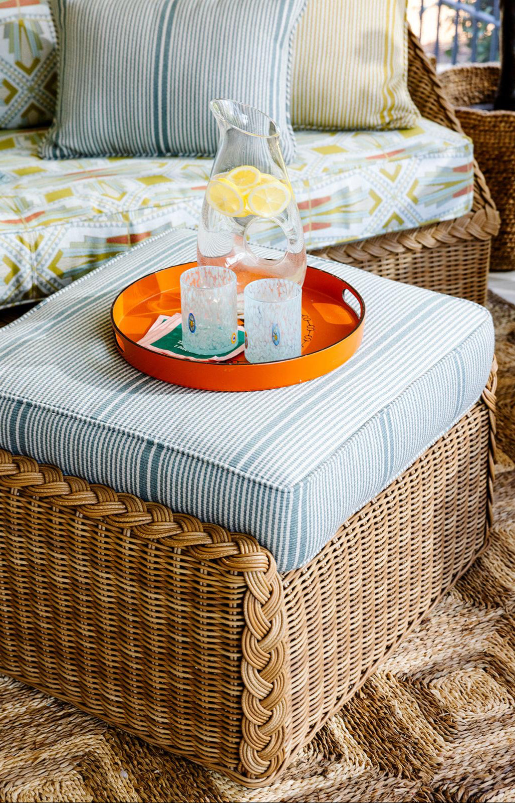 EH x Sunbrella Thorton Fabric Sample - Surf