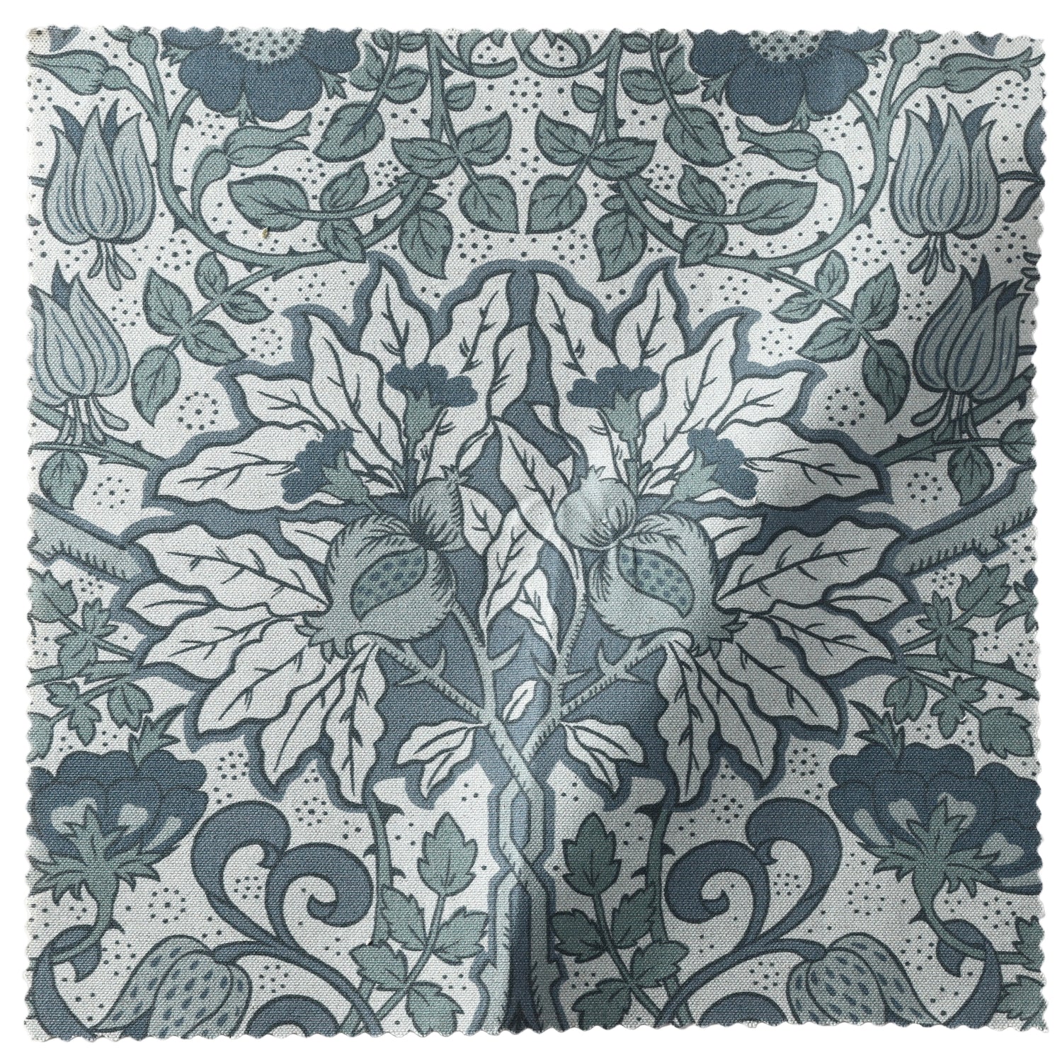 Flora Fabric Sample - Cobalt