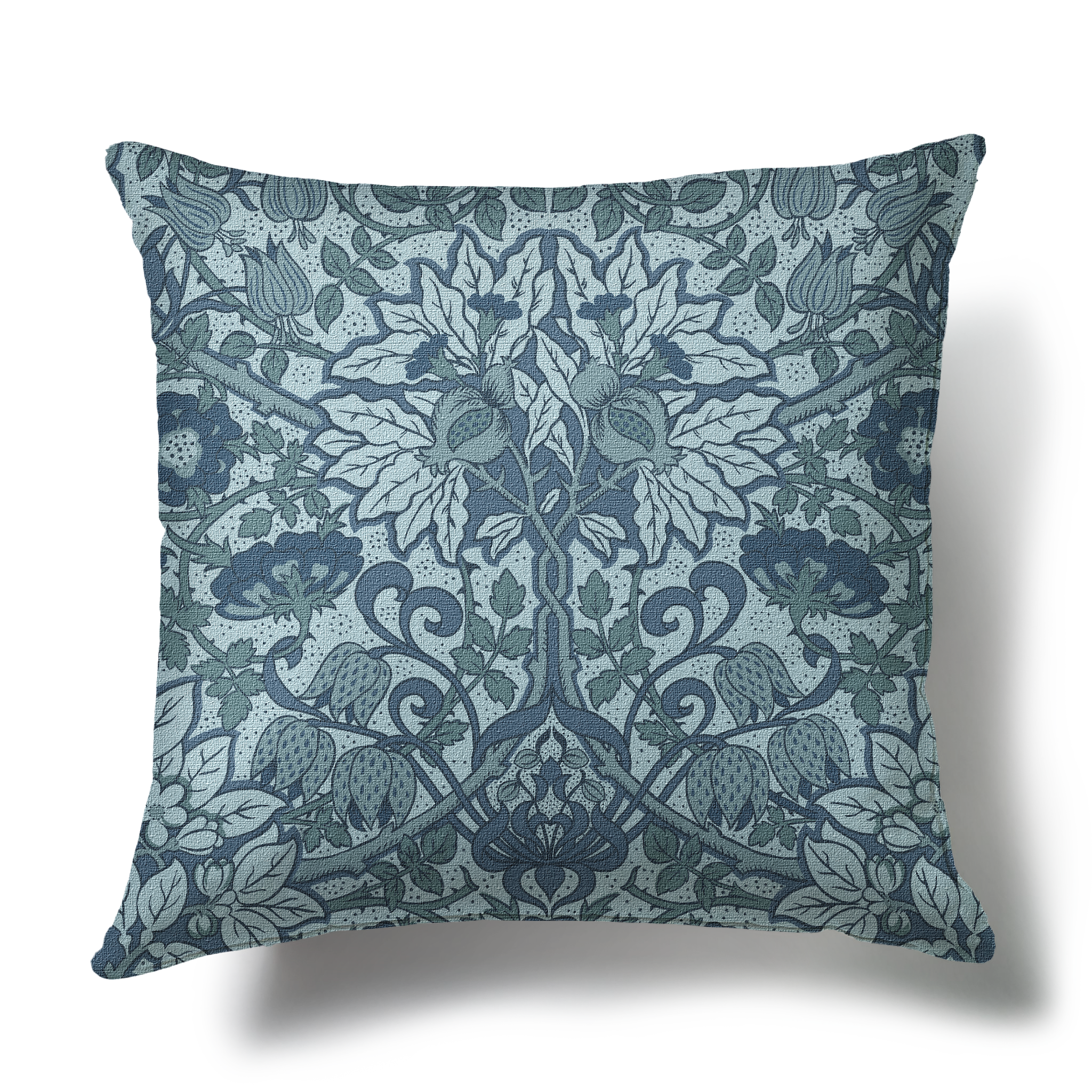 Flora Pillow - Cobalt