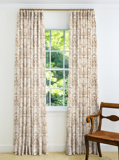 Flora Drapery Panel - Putty