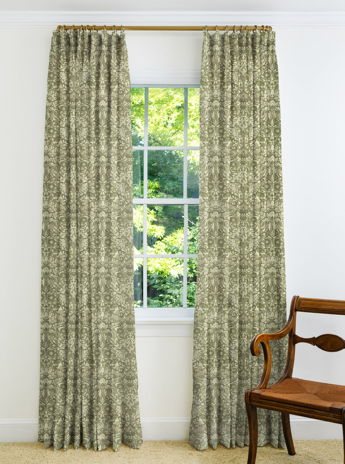 Flora Drapery Panel - Verbana