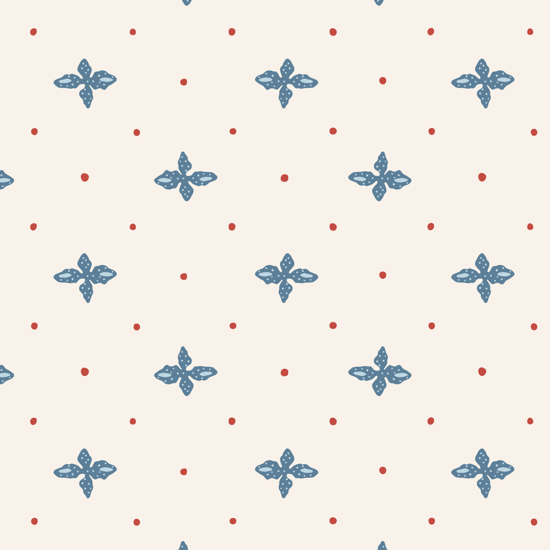 Folly Wallpaper - Cadet
