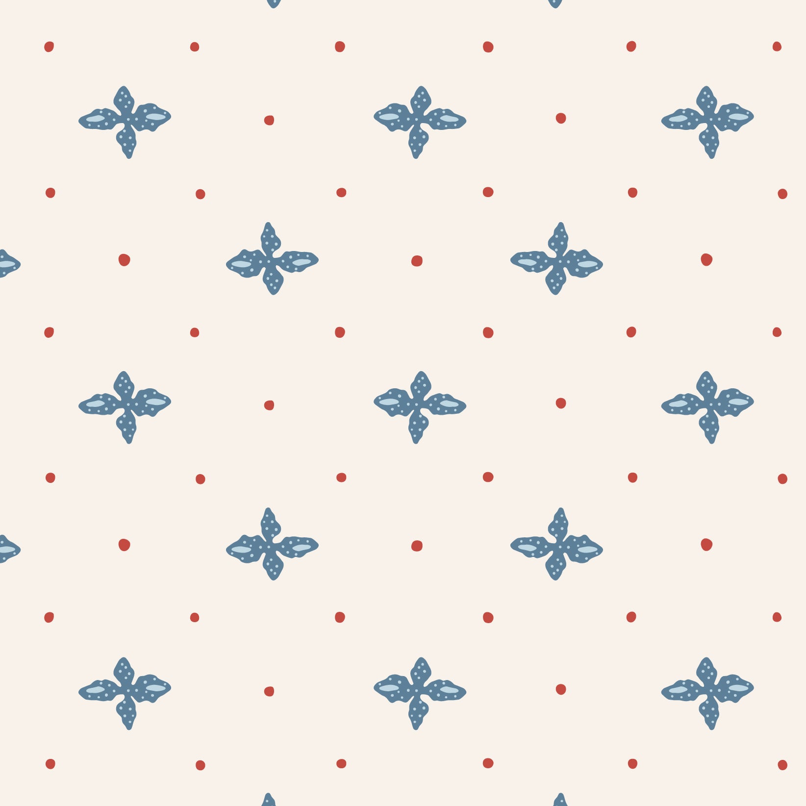 Folly Wallpaper Sample - Cadet
