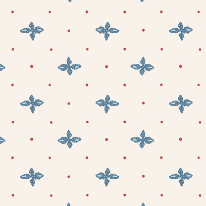 Folly Wallpaper Sample - Cadet
