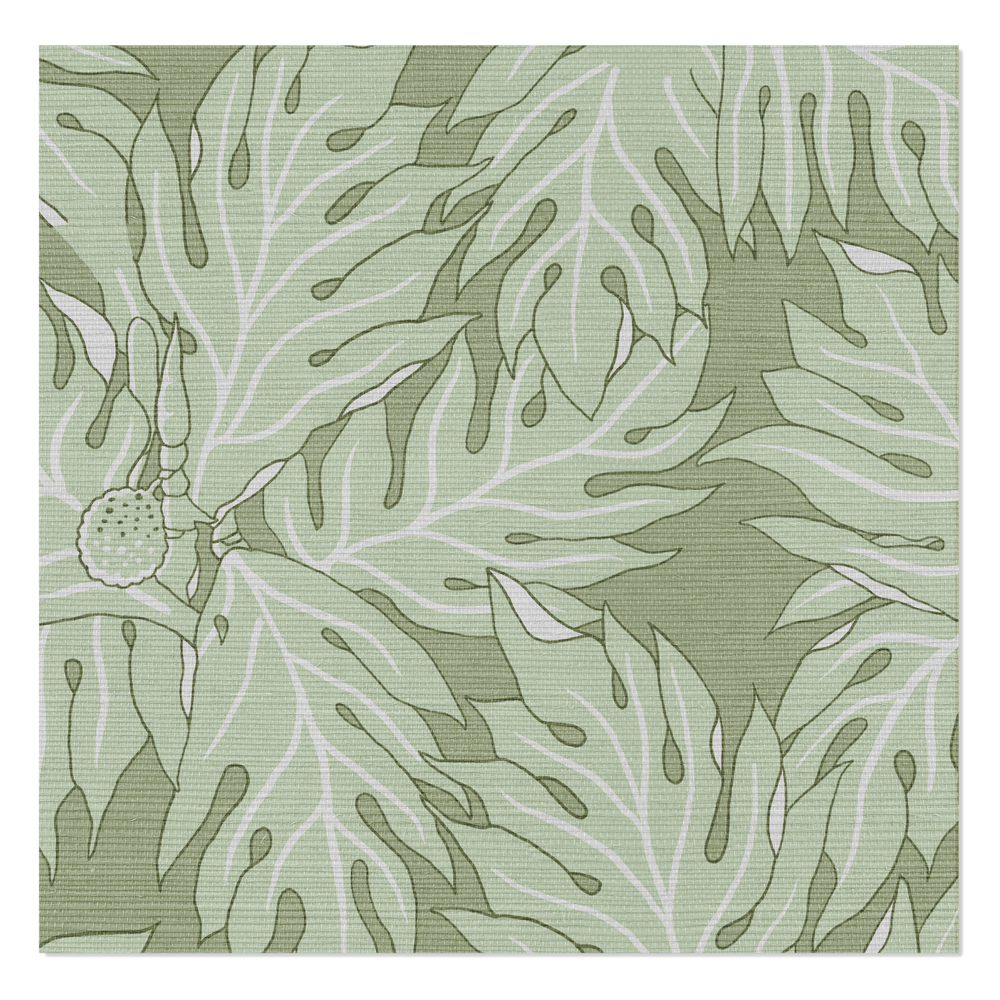 Breadfruit Grasscloth - Green