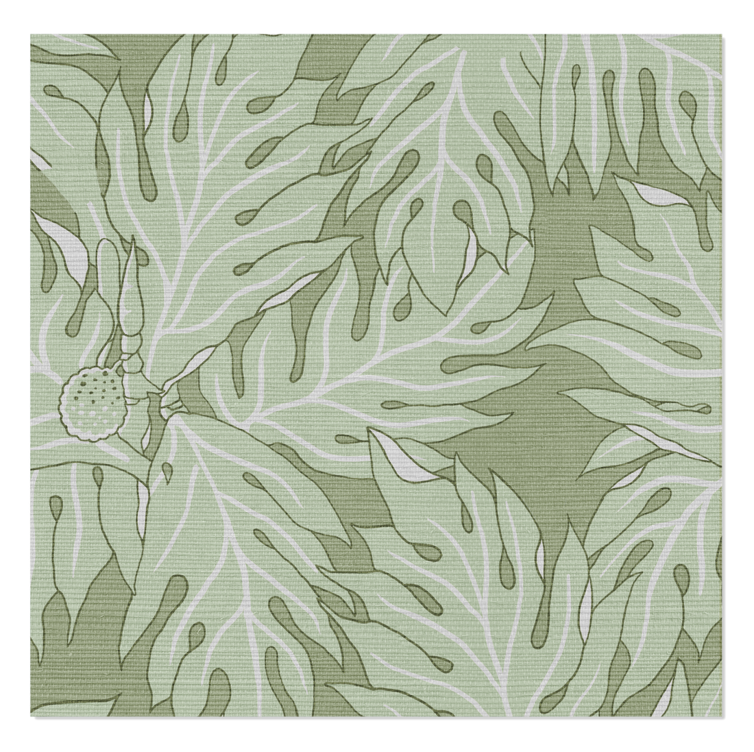 Breadfruit Grasscloth - Green