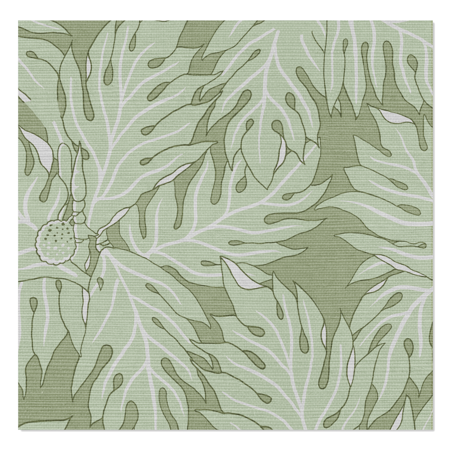 Breadfruit Grasscloth - Green