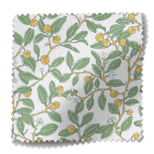 Coco Shop x EH Limes Performance Fabric Sample - Green