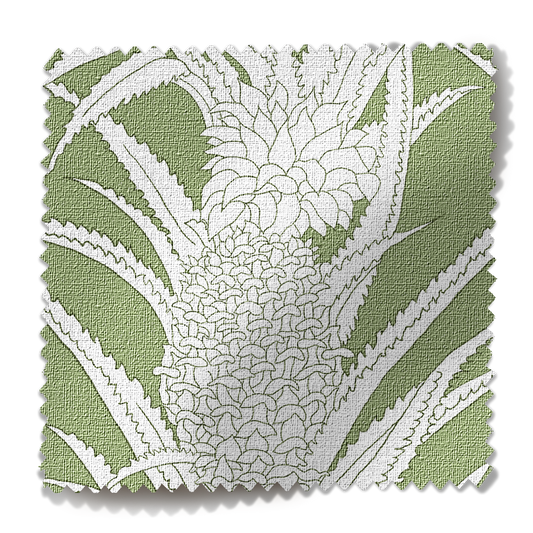Coco Shop x EH Pineapple Performance Fabric Sample - Green