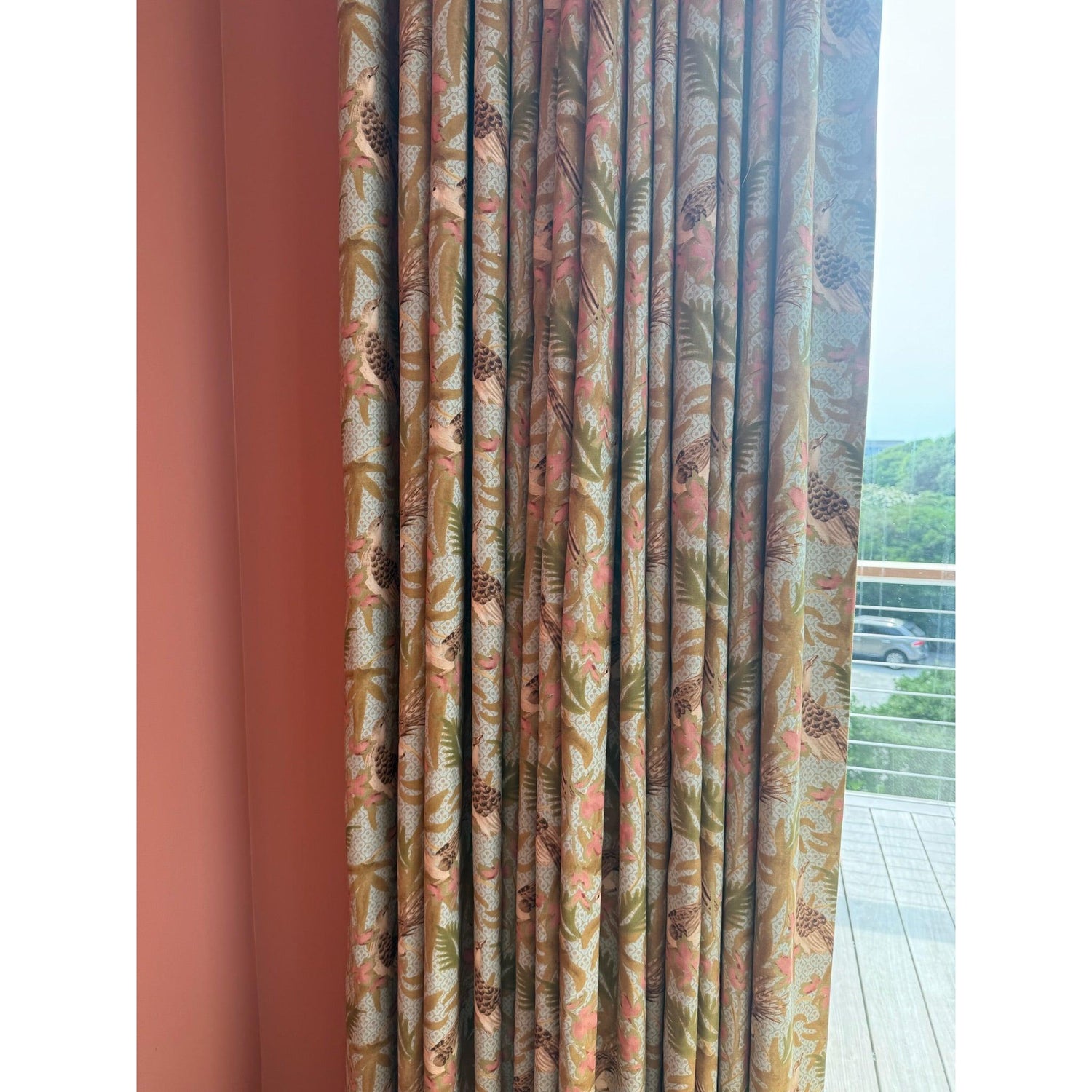 Sparrow Fabric Sample - Sea Salt