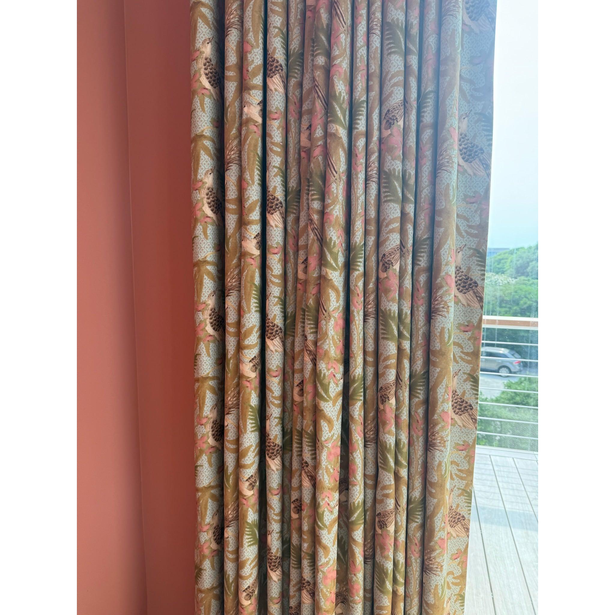 Sparrow Fabric Sample - Sea Salt